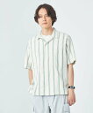 【SALE/40%OFF】UNITED ARROWS green label relaxing Morley シアー マルチストライプ シャツ ユナイテッドアローズ アウトレット トップス シャツ・ブラウス ネイビー【送料無料】