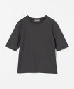 a day in the life ブライトリブ ハーフスリーブカットソー <A DAY IN THE LIFE> ユナイテッドアローズ アウトレット トップス カットソー・Tシャツ グレー グリーン ホワイト(4)