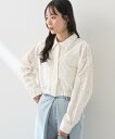 【SALE/70%OFF】earth music&ecology レースブルゾン アースミュージック&エコロジー ジャケット・アウター ブルゾン・ジャンパー ホ...