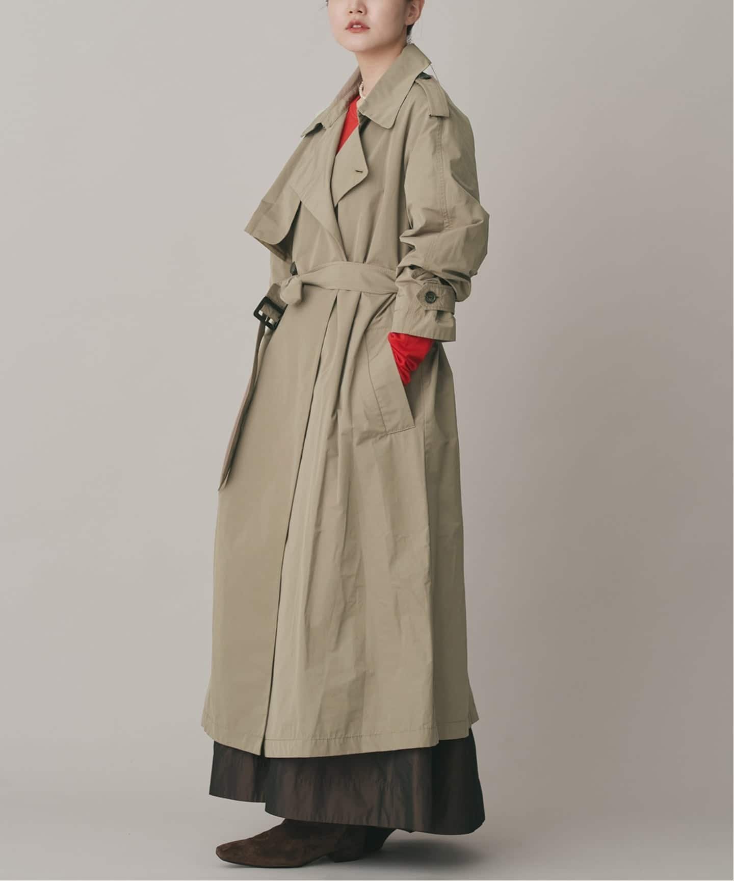 IENA Olmetex 撥水トレンチコート イエナ ジャケット・アウター トレンチコート ベージュ【送料無料】のサムネイル