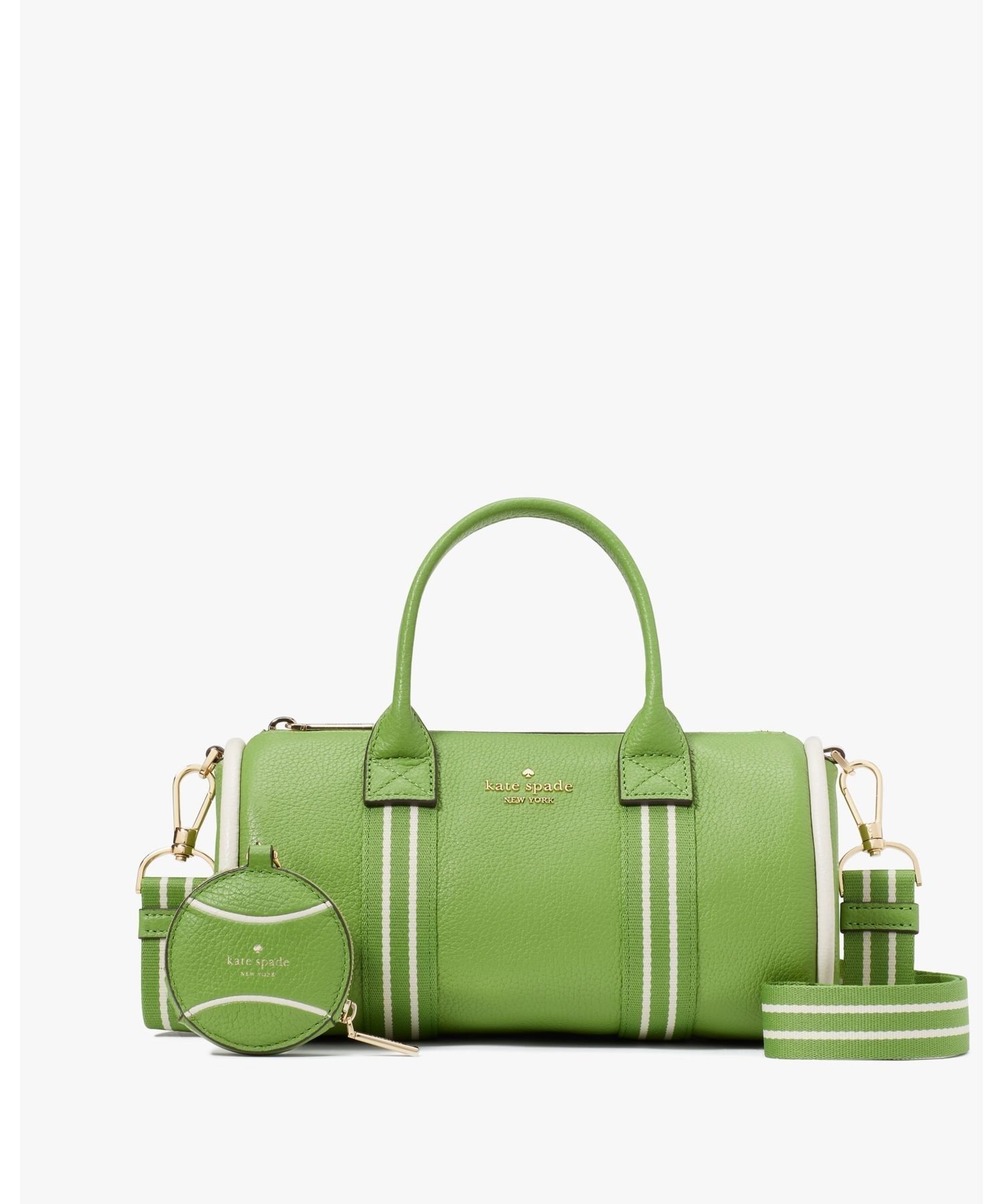 【SALE／65%OFF】kate spade new york ロージー グランド スラム スモール ダッフル クロスボディ ケイトスペードニューヨーク バッグ ハンドバッグ グリーン【送料無料】