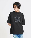 【SALE／50%OFF】BEAUTY&YOUTH UNITED ARROWS ＜info. BEAUTY&YOUTH＞ エンブロイダリー ワイドクルー -NIGHT ESCAPE- ユナイテッドアローズ アウトレット トップス カットソー・Tシャツ ブラック ホワイト