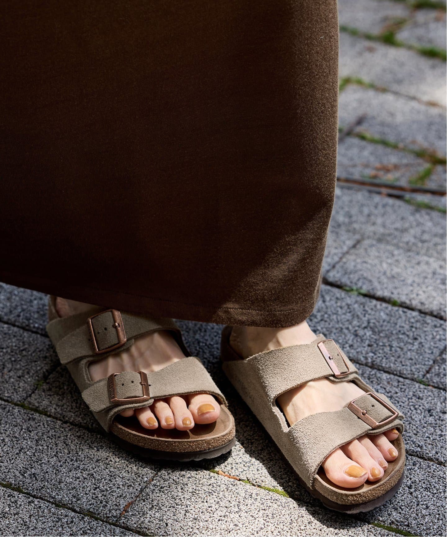 FRAMeWORK ≪追加≫BIRKENSTOCK/ビルケンシュトック Arizona Taupe Suede フレームワーク シューズ・靴 サンダル ベージュ【送料無料】