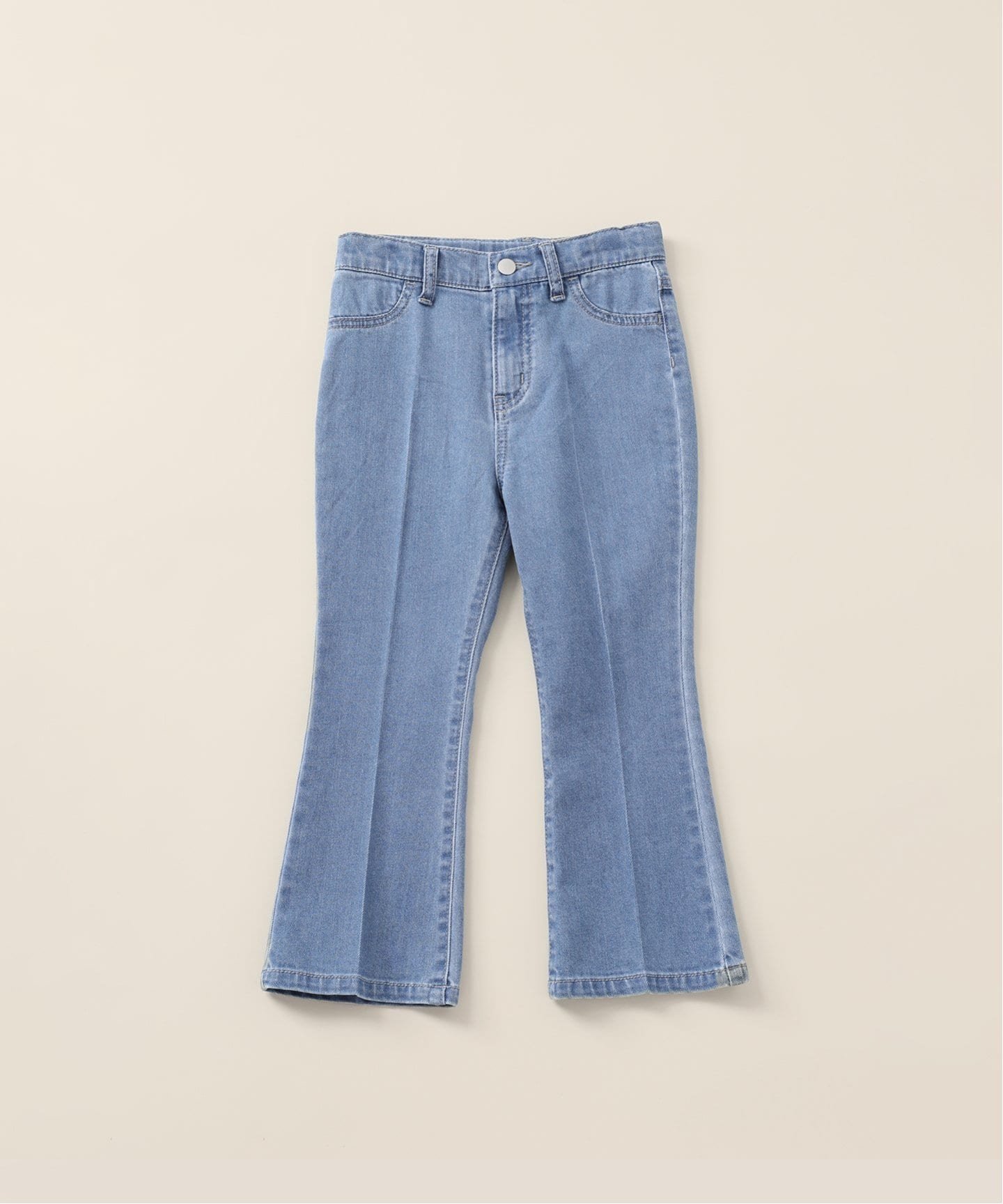 IENA ENFANT 【BASIC】セミフレアデニムパンツ kids(100cm-130cm) イエナ　アンファン マタニティウェア・ベビー用品 その他のベビーグッズ ブルー ネイビー【送料無料】