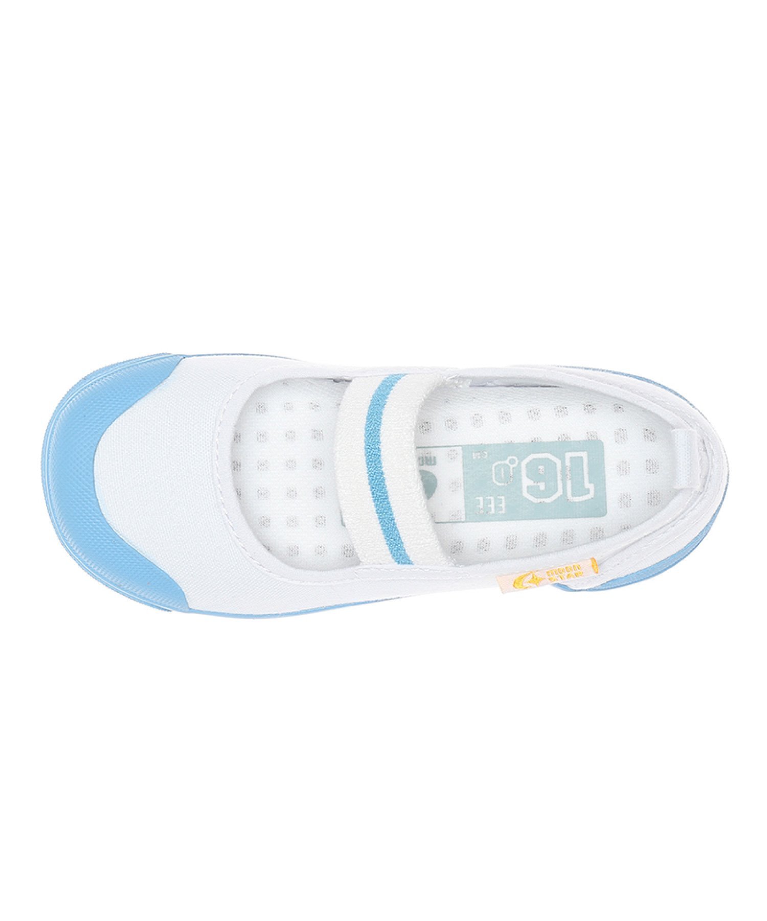 【SALE／10%OFF】CARROT 【MoonStar】 CR ST11 3E 幅広 上履き 19.0-25.0cm ムーンスター シューズ・靴 スリッポン ブルー 3