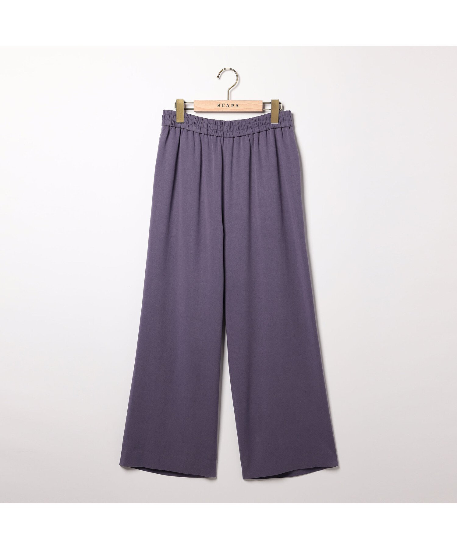 SCAPA ナチュラルチノパンツ スキャパ パンツ その他のパンツ パープル ブルー ブラック
