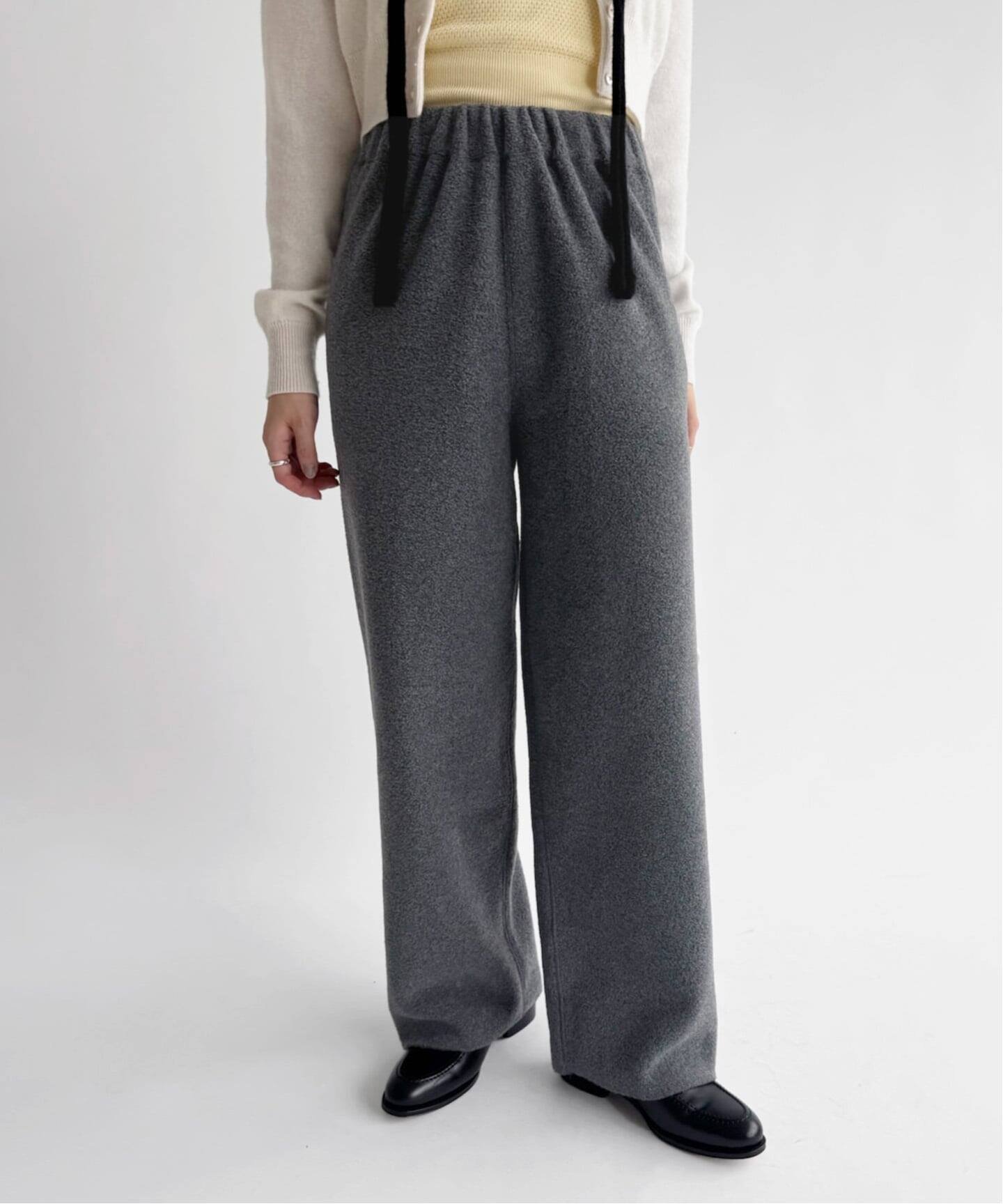 EDIT.FOR LULU 【DISCUS*LULU】cozy pants エディット フォー ルル パンツ スラックス・ドレスパンツ ..