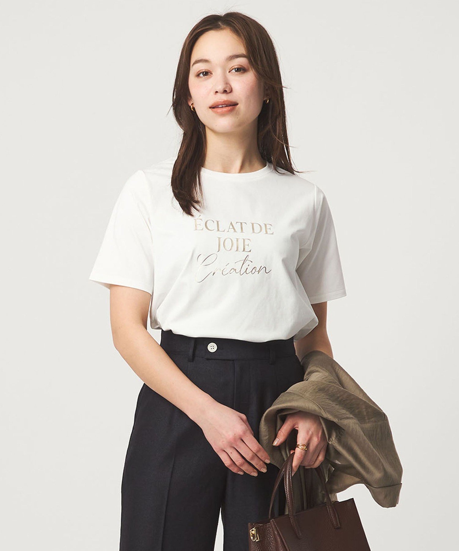 UNITED ARROWS green label relaxing ロゴ ショートスリーブ プルオーバー カットソー 接触冷感 ユナイテッドアローズ グリーンレーベルリラクシング トップス カットソー・Tシャツ ブルー【送料無料】