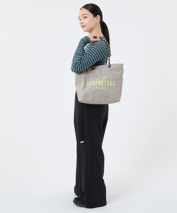 【公式】レスポートサック トートバッグ 1435LE19 LeSportsac レスポートサック バッグ トートバッグ グレー