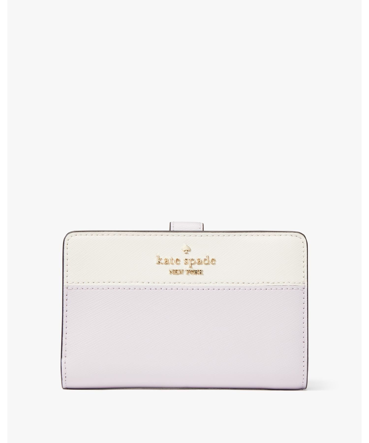 【SALE／60 OFF】kate spade new york マディソン カラーブロック ミディアム コンパクト バイフォールド ウォレット ケイトスペードニューヨーク 財布 ポーチ ケース 財布【送料無料】