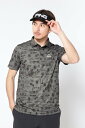 PING APPAREL BPパターン転写プリント クールコア 半袖ポロシャツ <PERFORMANCE> (MENS) ピン アパレル トップス ポロシャツ グレー イエロー ホワイト【送料無料】