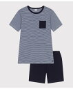 【SALE/10%OFF】PETIT BATEAU 半袖パジャマ プチバトー インナー・ルームウェア パジャマ【送料無料】