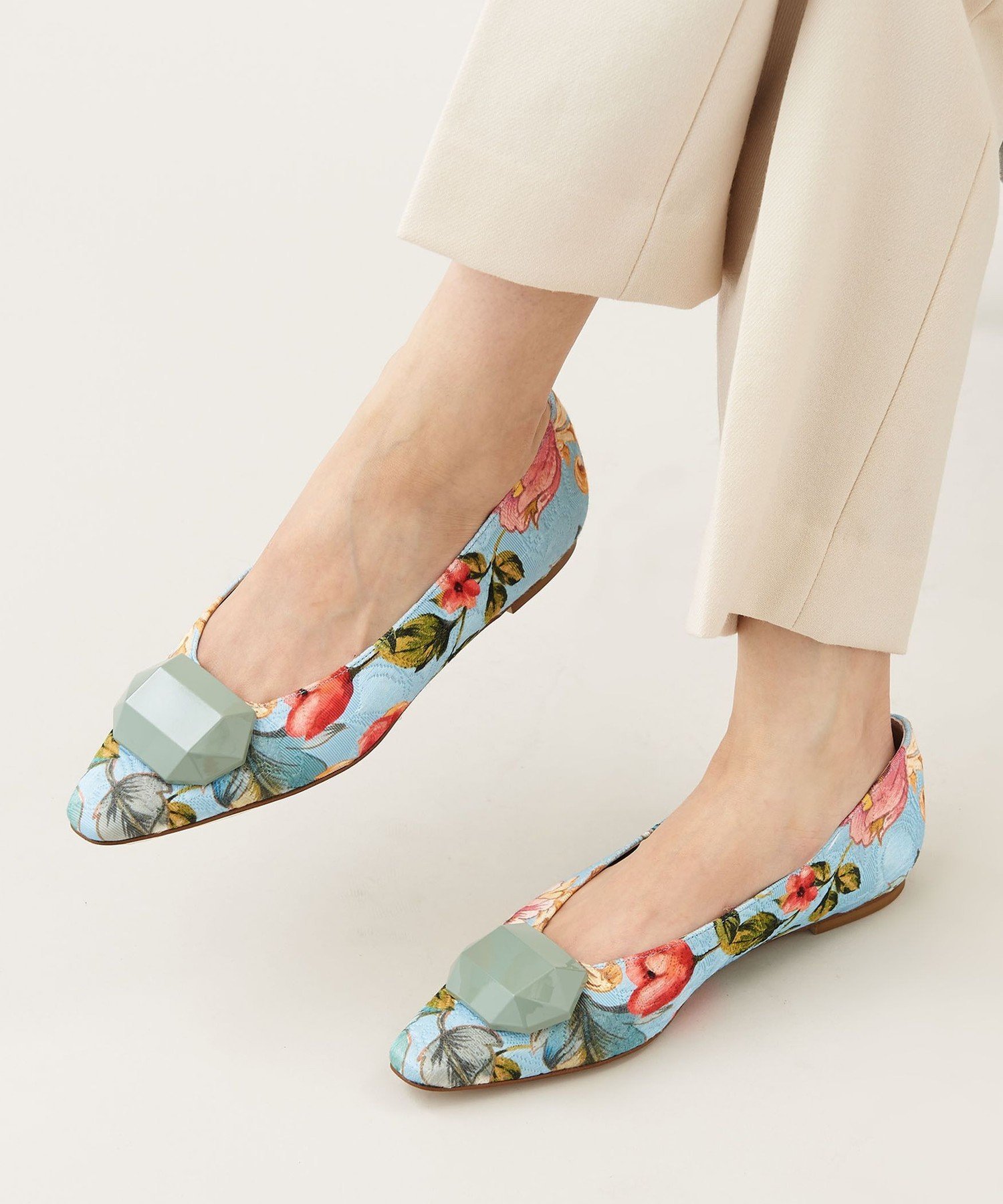 【SALE／80%OFF】ODETTE E ODILE ラストラスオーナメント フラット10↑ ユナイテッドアローズ アウトレット シューズ・靴 パンプス【送料無料】