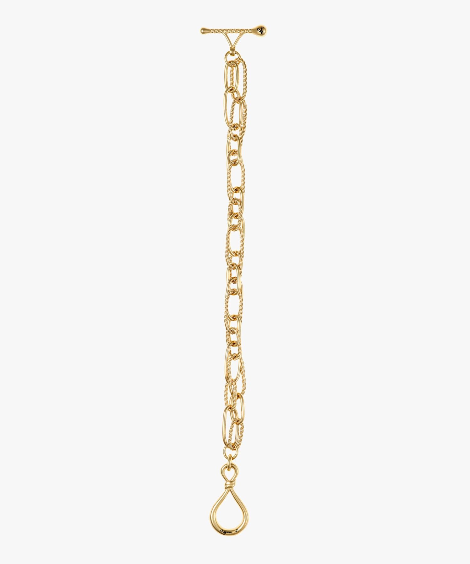 agnes b. FEMME ツイスト フープ ブレスレット "Anchor Knot" アニエスベー アクセサリー・腕時計 ブレスレット・バングル ゴールド【送料無料】