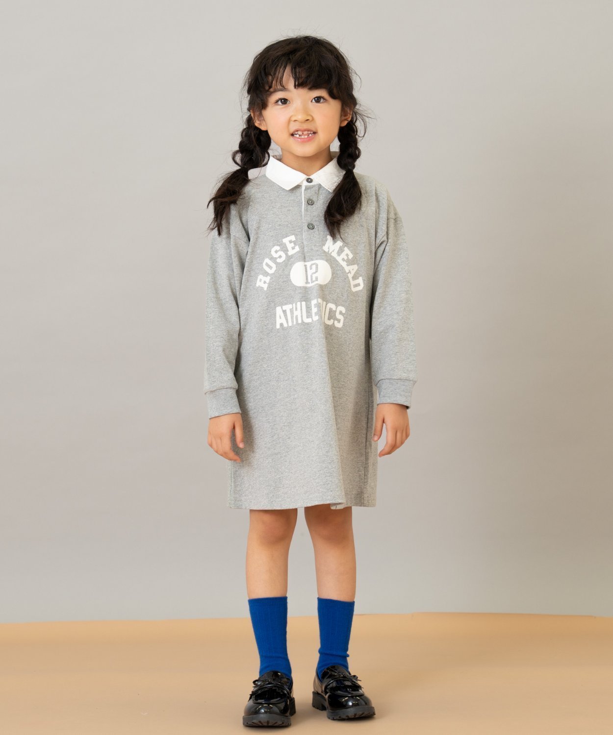 【SALE／20%OFF】and D.petitmain 【男女リンク】カレッジプリントラガーワンピ ナルミヤオンライン ワ..