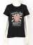 【SALE/30%OFF】Desigual スカルプリントTシャツ デシグアル カットソー Tシャツ ブラック【送料無料】