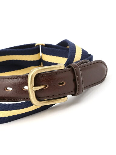 Surcingle Belt BL02101: Navy / Yellow Surcingle Belt BL02101: Navy / Yellow