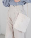 【SALE/40%OFF】GLOBAL WORK (K)フワフワタテガタチェーンBAG グローバルワーク バッグ ショルダーバッグ ホワイト ベージュ