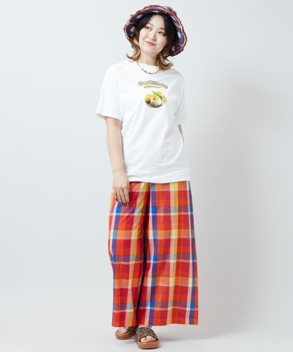 チャイハネ 【チャイハネ】エスマムアンメンズTシャツ アミナコレクション トップス カットソー・Tシャツ ホワイト ベージュ