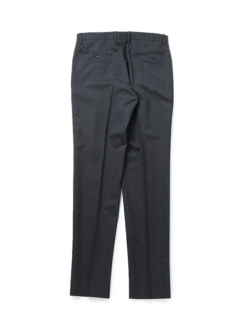 ADAM ET ROPE' HOMME 【Scye Clothing for WILD LIFE TAILOR】ノータックトラウザーズ アダムエロペ パンツ その他のパンツ ネイビー グレー【送料無料】