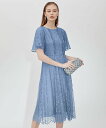 23区 S 【APPLAUDIR】エアリーレース ドレス ニジュウサンク ワンピース・ドレス ドレス ネイビー ブルー【送料無料】