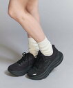 BEAUTY&YOUTH UNITED ARROWS <HOKA>ウィメンズ ボンダイ 9/スニーカー ビューティー&ユース ユナイテッドアローズ シューズ・靴 スニーカー ブラック グレー ホワイト【送料無料】