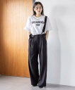【SALE/50%OFF】RAGEBLUE TR/サロペットワイドパンツ レイジブルー パンツ その他のパンツ ブラック グレー【送料無料】
