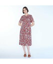 【SALE/44%OFF】SCAPA ジャカードフラワーワンピース スキャパ ワンピース・ドレス ドレス ブルー レッド【送料無料】