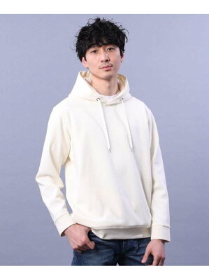 【SALE/60%OFF】TAKEO KIKUCHI ブークレ ダンボール フード パーカー タケオキクチ トップス パーカー・フーディー ホワイト グリーン オレンジ ネイビー【送料無料】