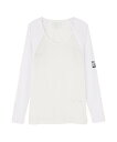 PEARLY GATES E/ハイマルチFDベア天竺 長袖Uネックカットソー (LADIES) パーリーゲイツ トップス その他のトップス ネイビー ホワイト【...
