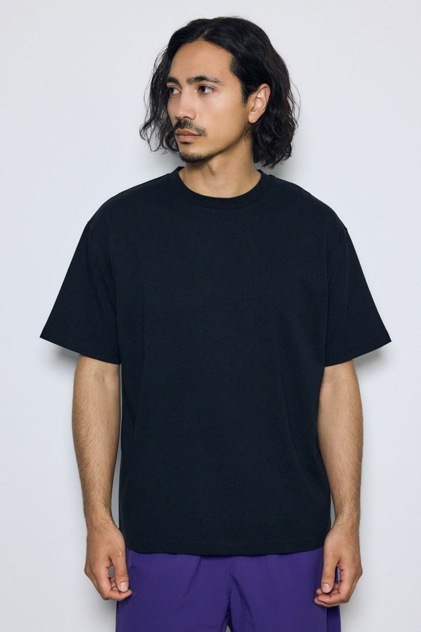 バーティカルグラフィックTシャツ アズールバイマウジー トップス カットソー・Tシャツ ホワイト グレー ブラック