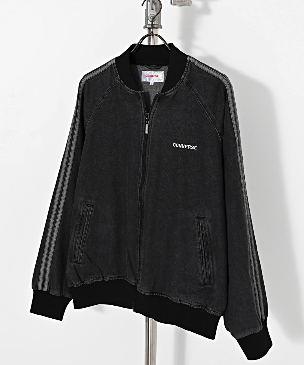 SB select CONVERSE/コンバース デニムリブブルゾン シルバーバレット ジャケット・アウター デニムジャケット ブルー ブラック