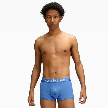 Calvin Klein Underwear カルバン クライン 【カルバン クライン アンダーウェア】 ストラクチャー マイクロ ローライズ ボクサーパンツ NB2974 カルバン・クライン インナー/ナイトウェア ボクサーパンツ/トランクス ブルー レッド【送料無料】