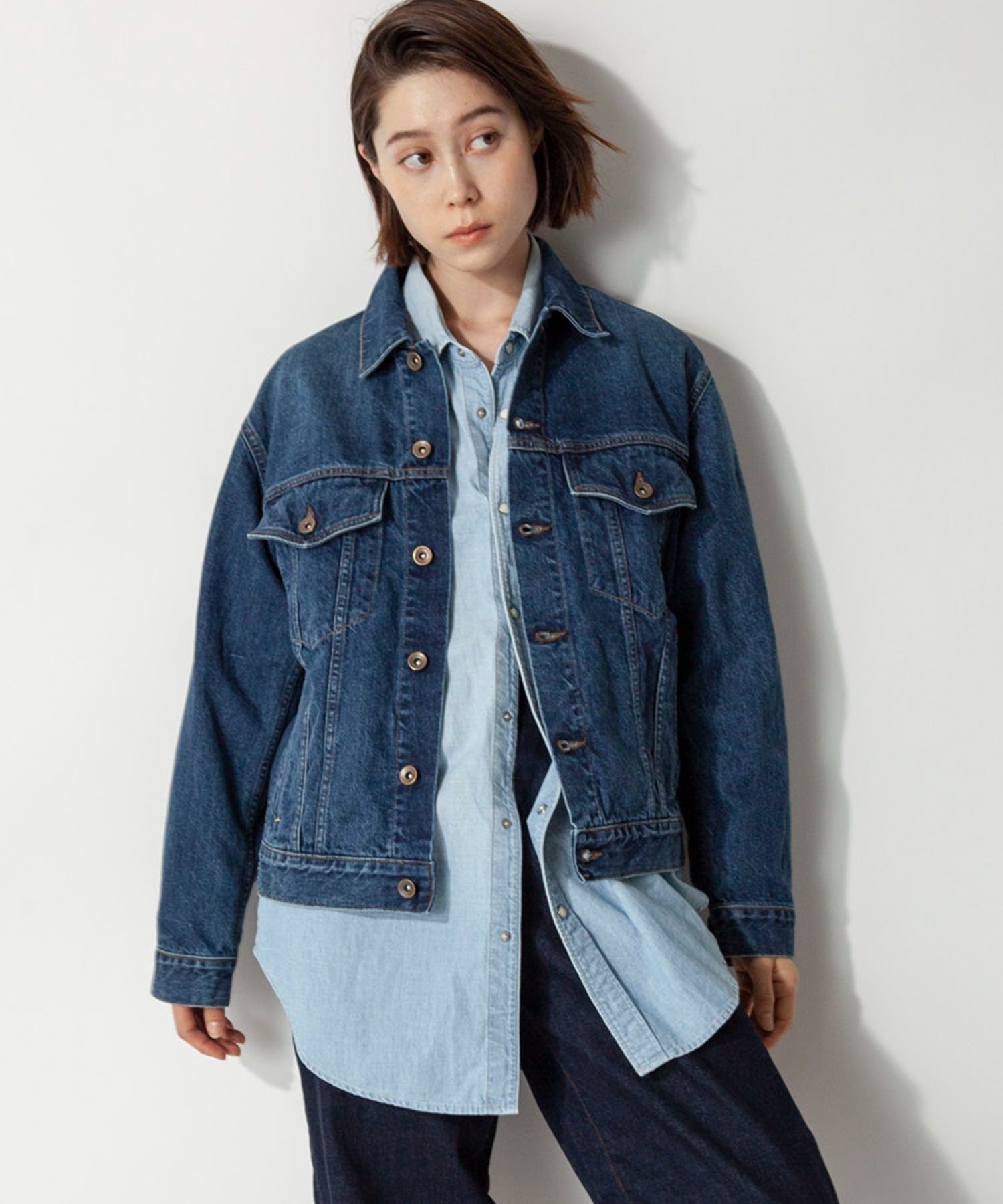 Johnbull Johnbull/(U)12oz Gジャン 3rd ジョンブルプライベートラボ ジャケット・アウター デニムジャケット ブルー【送料無料】のサムネイル