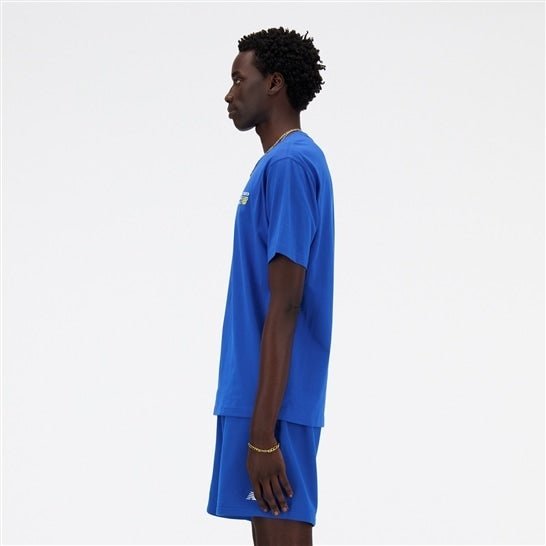 Athletics Premium Logo リラックス ショートスリーブTシャツ ニューバランス トップス カットソー・Tシャツ ブルー
