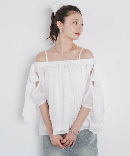【SALE/10%OFF】kivi offshoulderribbonBL レトロガール トップス シャツ・ブラウス ホワイト ブラック ブルー【送料無料】 【SALE/10%OFF】kivi offshoulderribbonBL レトロガール トップス シャツ・ブラウス ホワイト ブラック ブルー【送料無料】