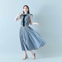 Audie a Muses バイヤス使いフレアスカート/チェック ローズティアラ スカート その他のスカート ブラック【送料無料】