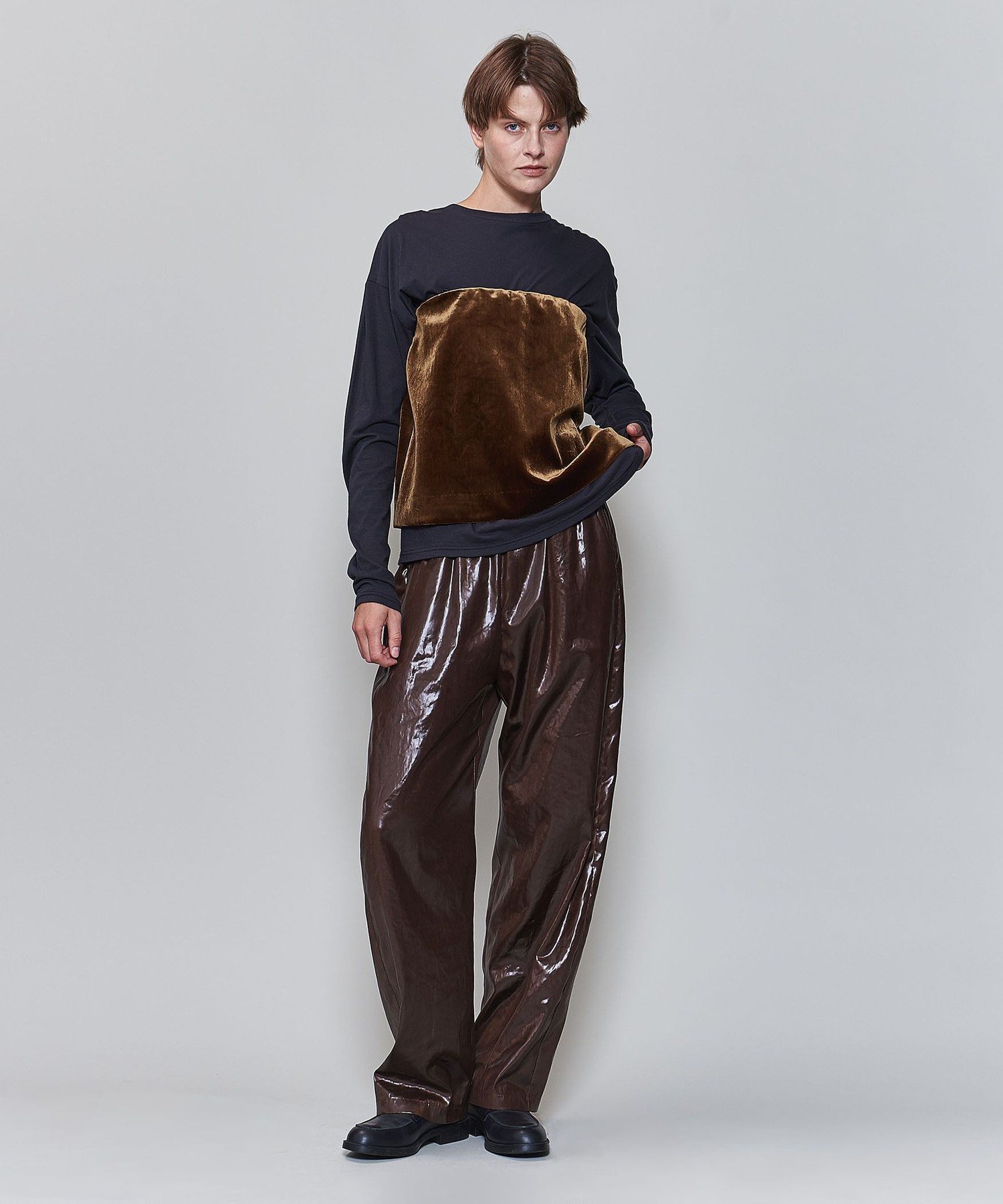 【SALE/80%OFF】6(ROKU) <6(ROKU)>ベロア ベアトップ ユナイテッドアローズ アウトレット トップス ベアトップ ブラウン【送料無料】