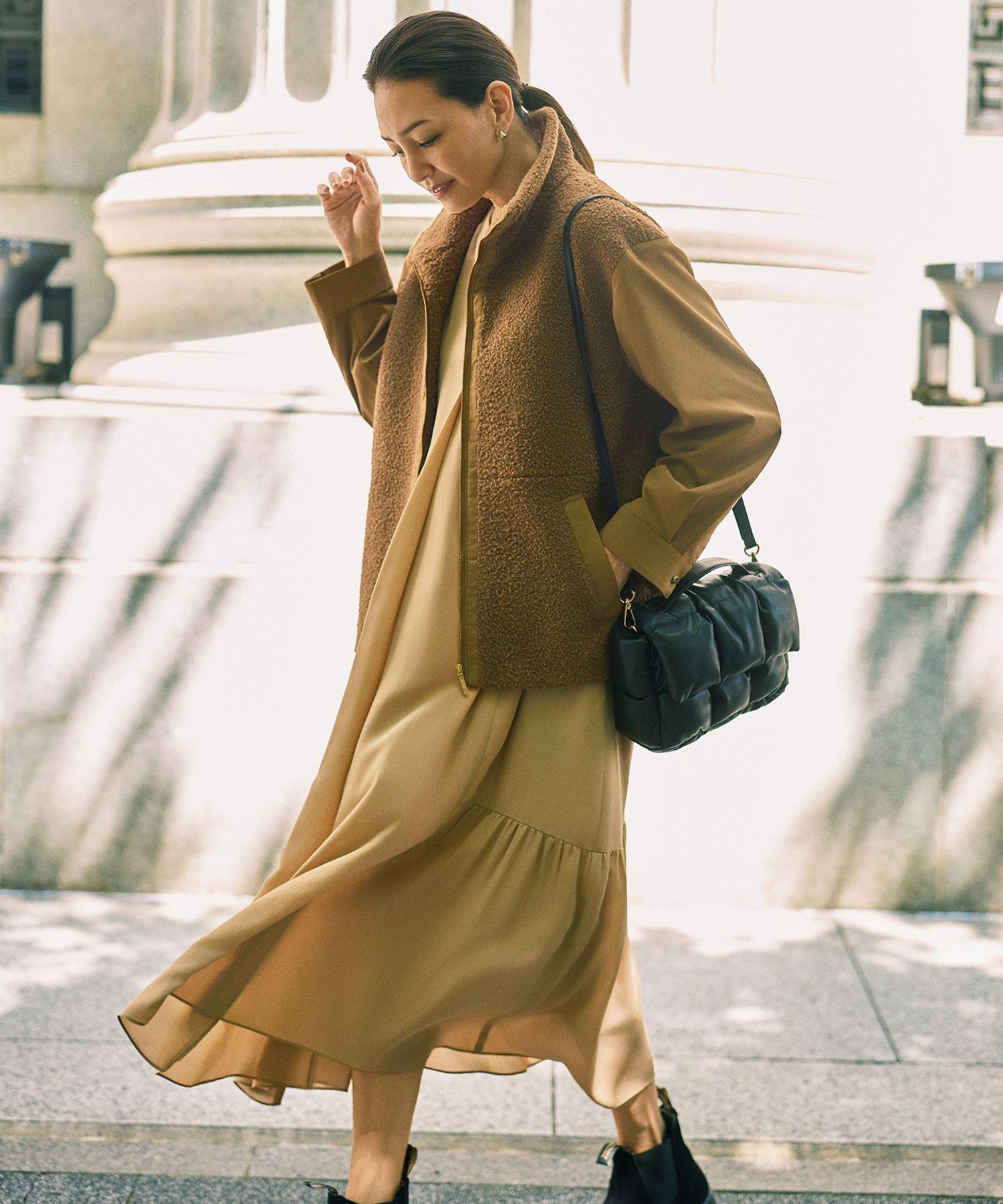 自由区 【カタログ掲載】ソフトシルクビエラ ワンピース ジユウク ワンピース・ドレス ワンピース ネイ..