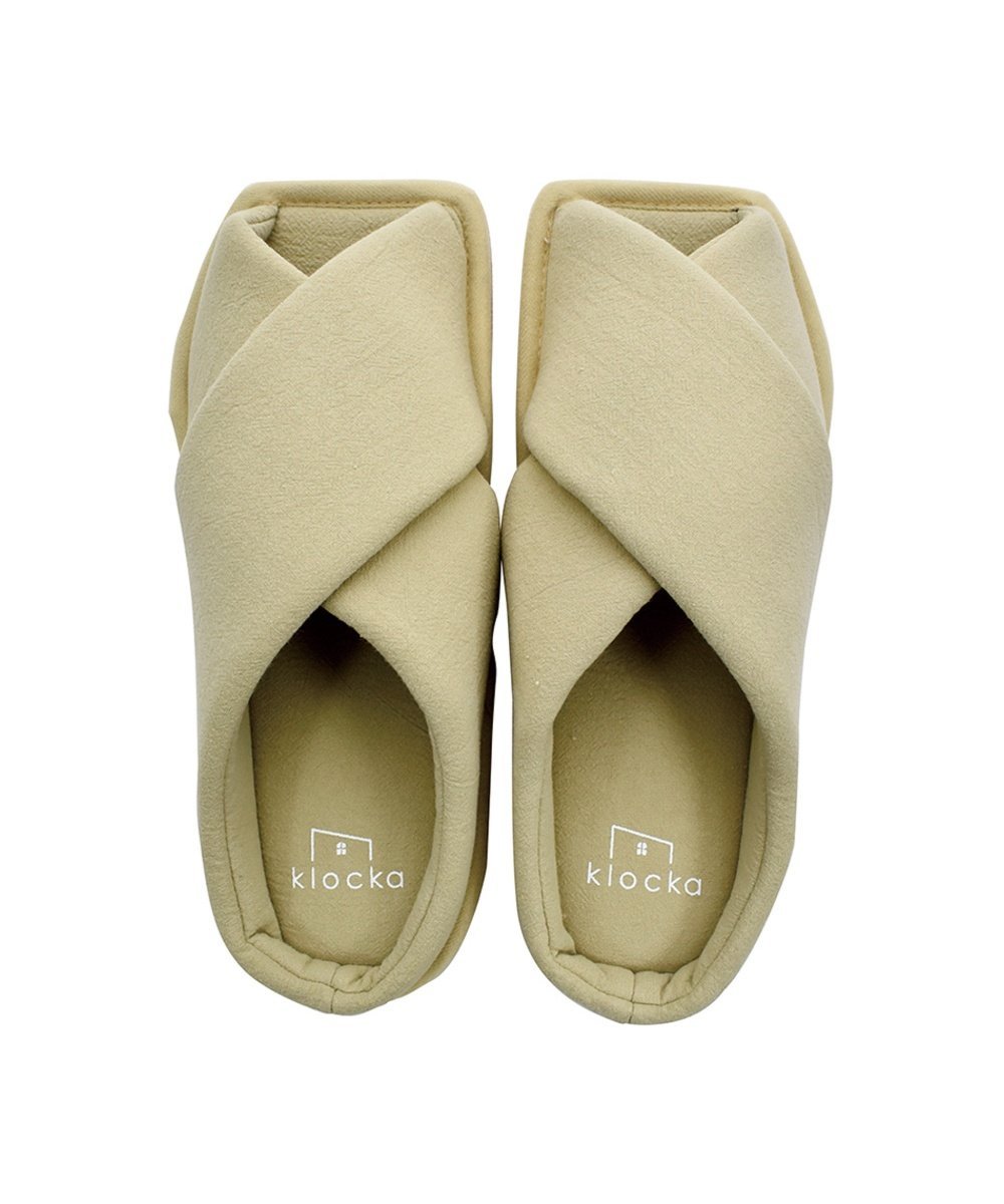 BACKYARD FAMILY klocka おそうじスリッパ ローラ インテリア・生活雑貨 その他のインテリア・生活雑貨 グレー ベージュ