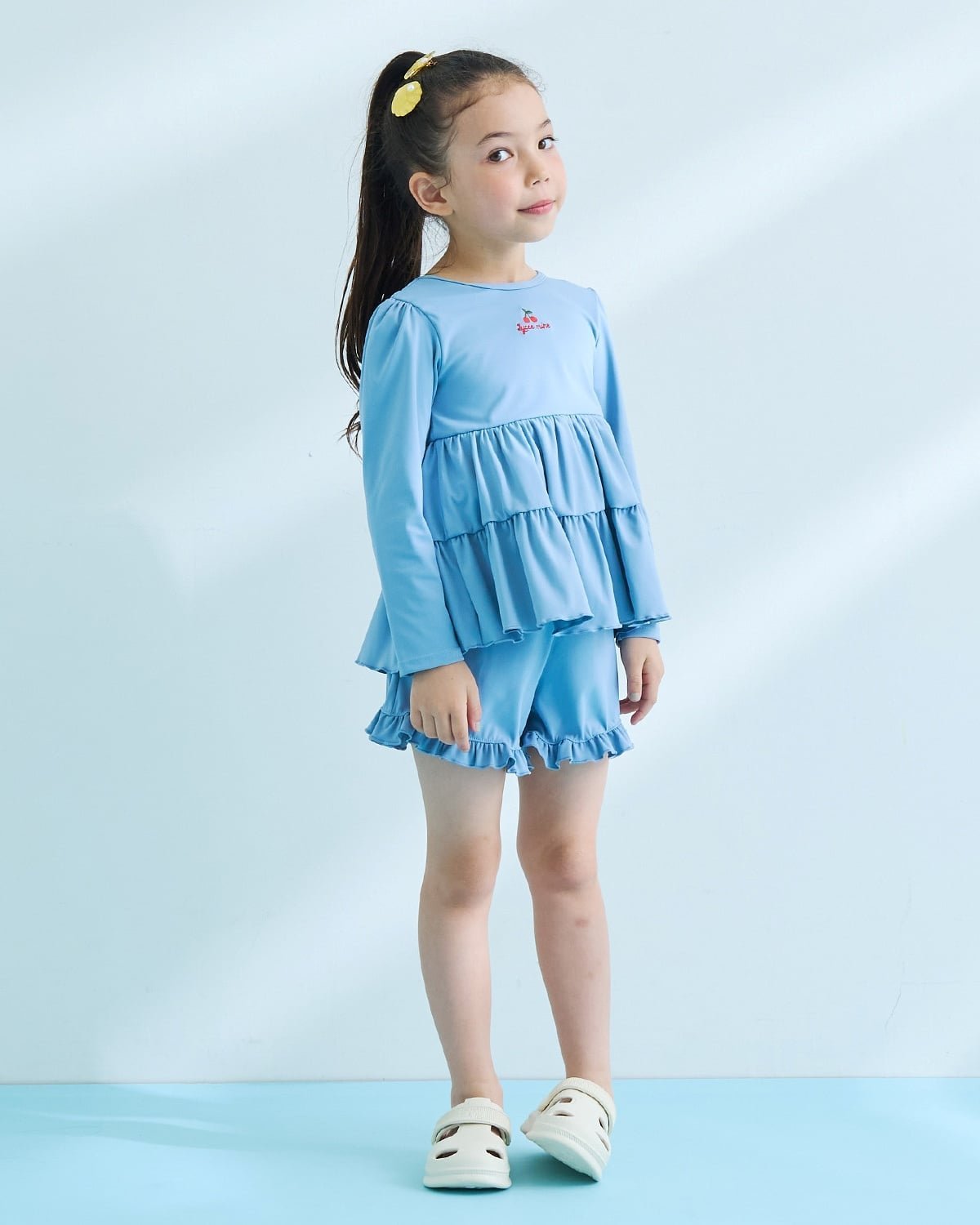 【SALE／10%OFF】Lycee mine 【SWIM】【UVカット】ティアードラッシュガード・フリ...