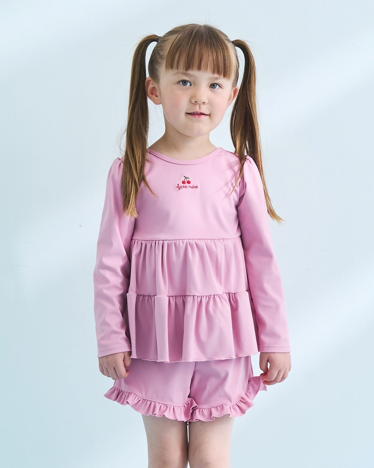 【SALE／20%OFF】Lycee mine 【SWIM】【UVカット】ティアードラッシュガード・フリ...