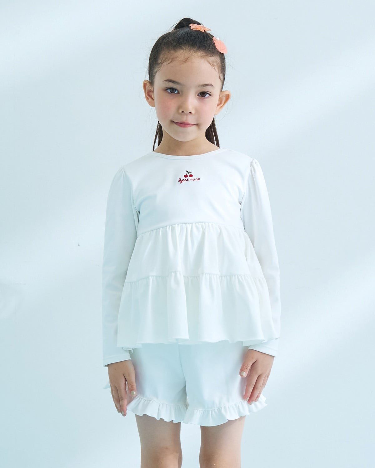 【SALE／20%OFF】Lycee mine 【SWIM】【UVカット】ティアードラッシュガード・フリ...