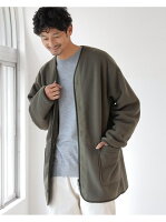 B:MING by BEAMS B:MING by BEAMS / 2WAY リバーシブル ボア コート ビーミング ライフストア バイ ビームス コート/ジャケット ダッフルコート カーキ ブラック ブラウン