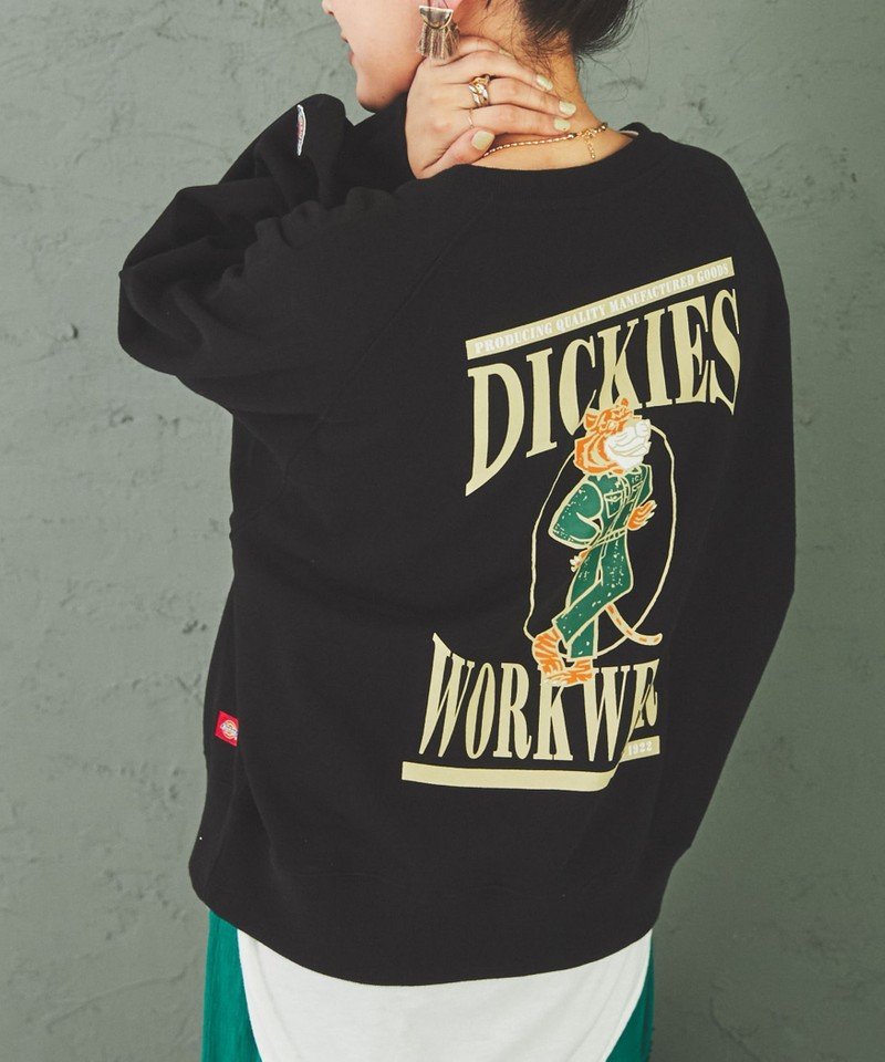 【SALE／20%OFF】coen Dickies(ディッキーズ)100th別注バックプリント裏毛スウェット(WEB限定カラー) コーエン トップス スウェット・トレーナー ブラック グレー グリーン【送料無料】のサムネイル