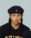 KANGOL KANGOL BAMBOO JAX BERET オーバーライド 帽子 ハンチング・ベレー帽 ブラック ブルー【送料無料】