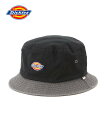 Dickies Dickies/(U)DK EX ICON TWO TONE BUCKET HAT ハンドサイン 帽子 ハット グリーン ベージュ ブラック ホ...