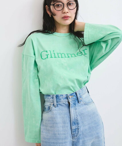 VIS オーバーダイロンT ビス トップス カットソー・Tシャツ グリーン イエロー【送料無料】 VIS オーバーダイロンT ビス トップス カットソー・Tシャツ グリーン イエロー【送料無料】