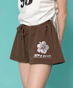 WEGO LADY'S 別注PIKOショートパンツ ウィゴー パンツ キュロット ピンク グレー ブラウン