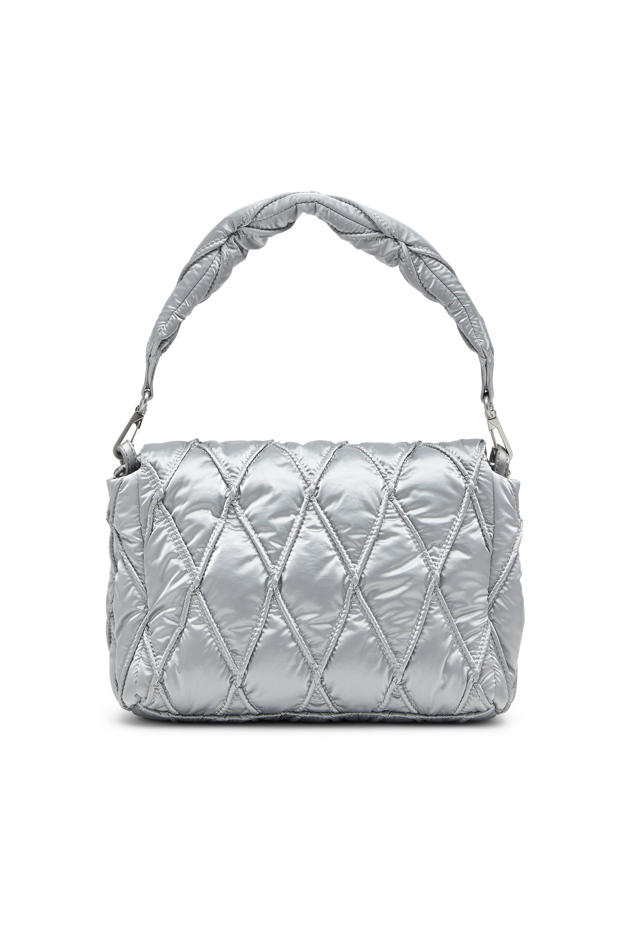 ウィメンズ ショルダーバッグ M CHARM-D SHOULDER M ディーゼル バッグ ショルダーバッグ シルバー
